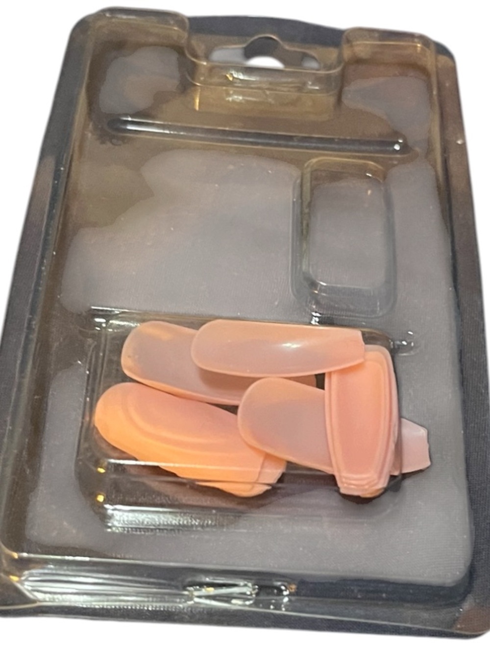 🌹2-12 pc pkg) coffin shaped pink fake nails